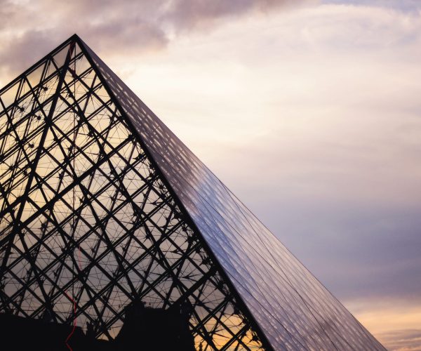 louvre-museum-sunset